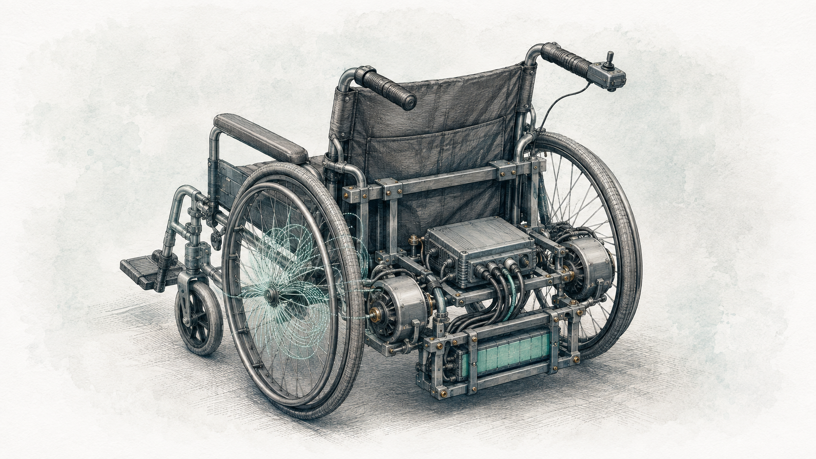 I Put Two Overpowered Motors on My Wheelchair